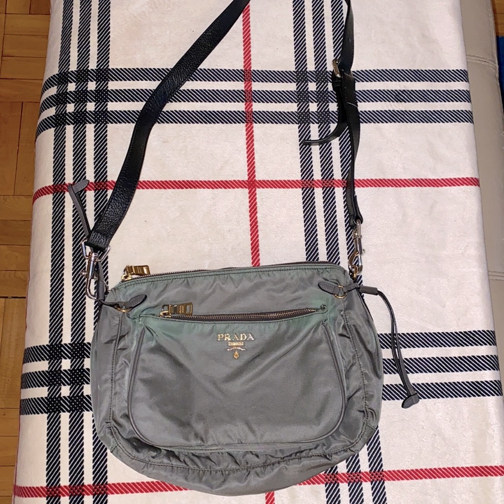 Prada Tessuto utility,flight bag made in Italy